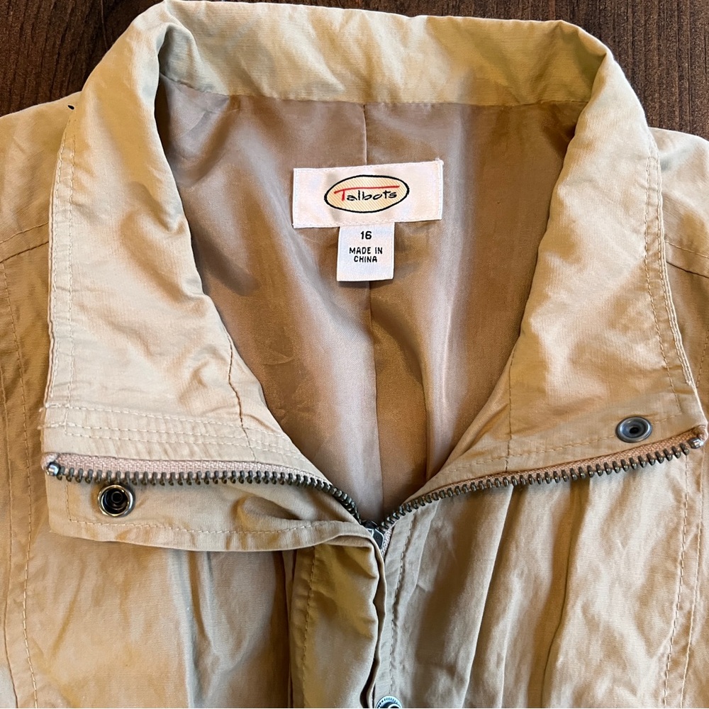 Talbots Tan Lightweight Jacket - Picture 2 of 8